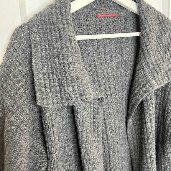 Cashmere cashmere grey duster flawed - one size - Picture 6 of 6